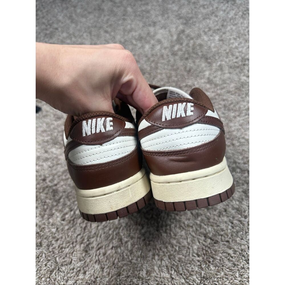 nike dunk low sneakers  cacao wow women’s size 7.5 shoes low tops brown white - Picture 9 of 9
